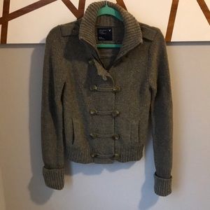 American Eagle military green sweater size M